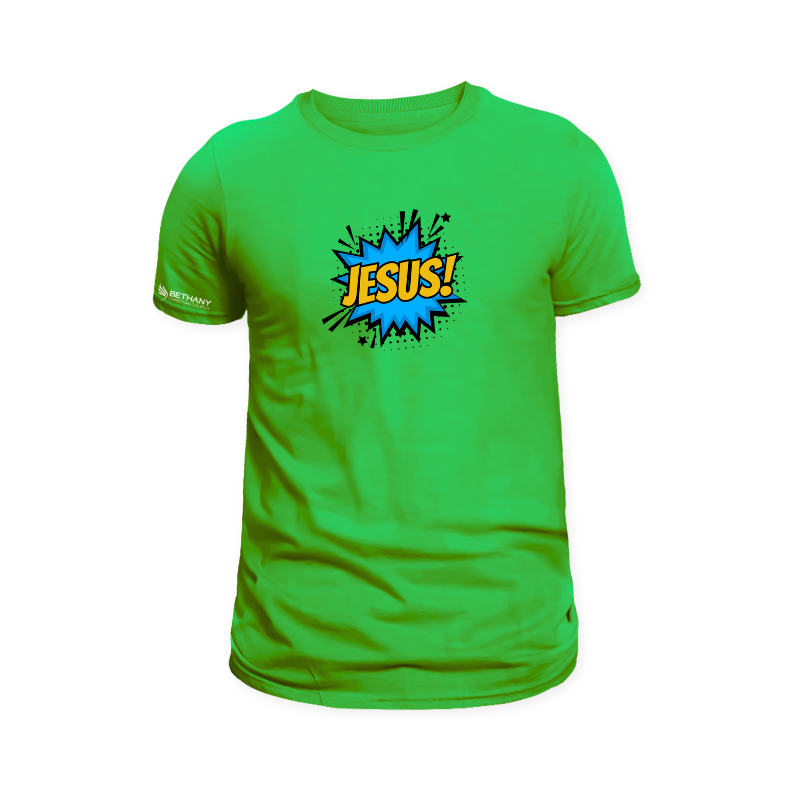 men of iron tee (3) Bethany Church T-Shirts-Green - Image 1